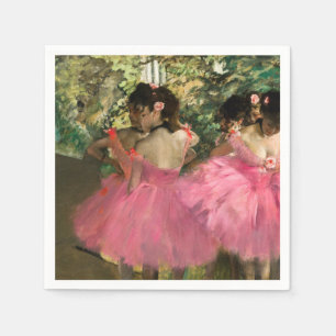 Edgar Degas - Dancers in pink Napkin
