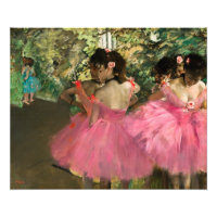 Edgar Degas - Dancers in pink