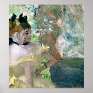Edgar Degas Dancers in the Wings Poster