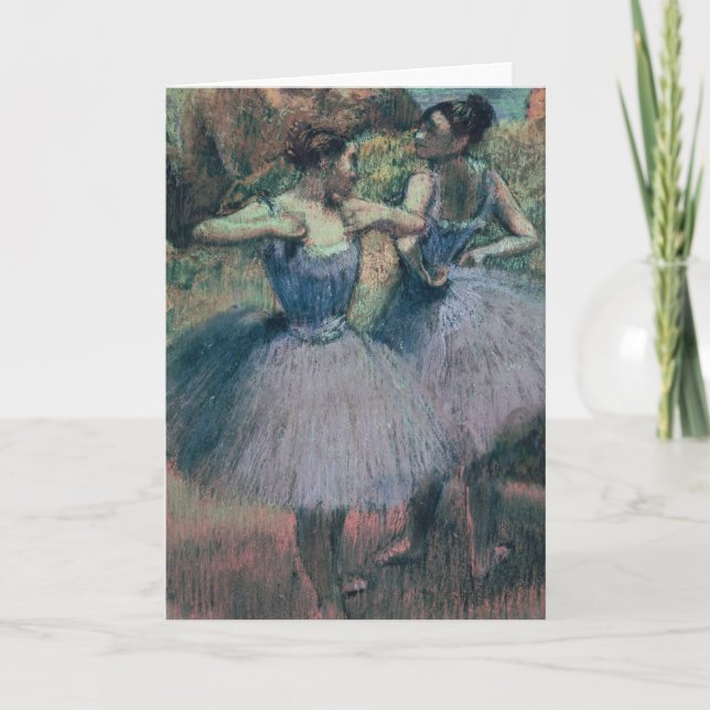 Edgar Degas | Dancers in Violet Card (Front)