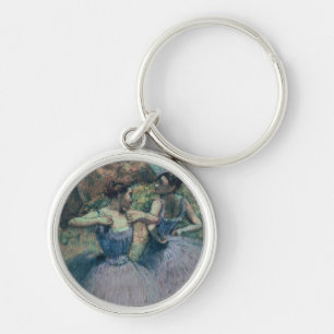 Edgar Degas Dancers in Violet Key Ring