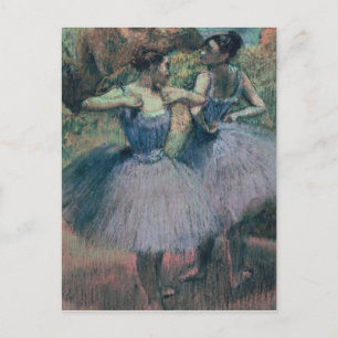 Edgar Degas   Dancers in Violet Postcard