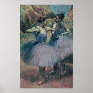 Edgar Degas   Dancers in Violet Poster