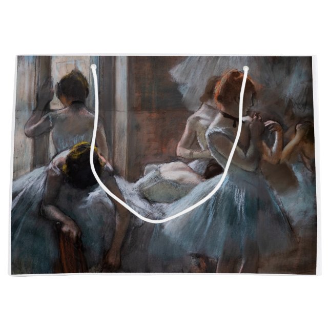 Edgar Degas - Dancers Large Gift Bag (Front)