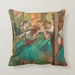 Edgar Degas - Dancers, Pink And Green Cushion