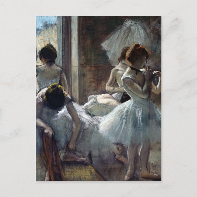 Edgar Degas Dancers Postcard (Front)