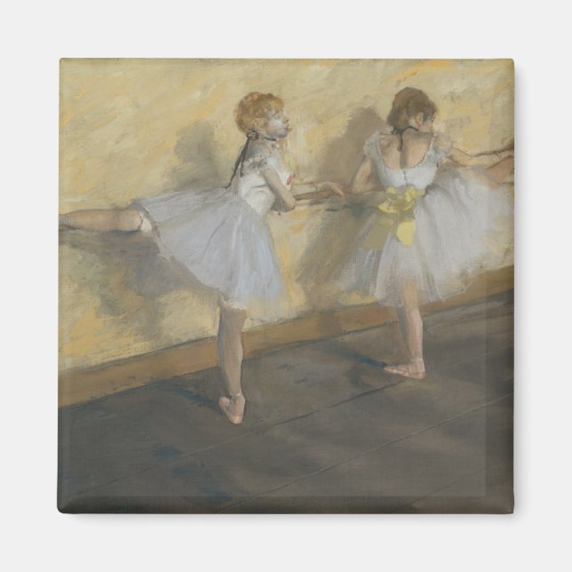 Edgar Degas | Dancers Practising at the Barre Magnet (Front)