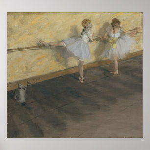 Edgar Degas   Dancers Practising at the Barre Poster