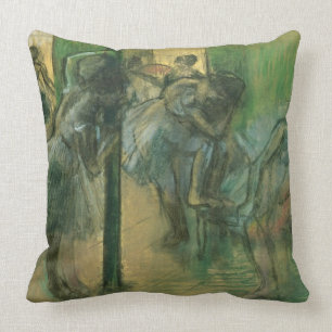 Edgar Degas Dancers rehearsing Cushion