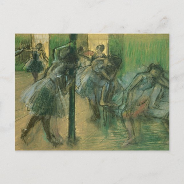 Edgar Degas | Dancers rehearsing Postcard (Front)