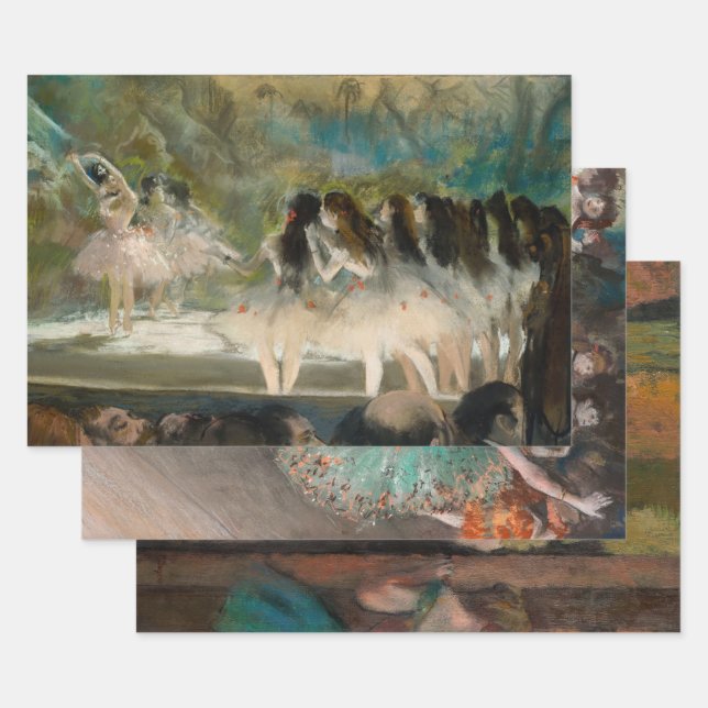 Edgar Degas - Dancers Selection Wrapping Paper Sheet (Set)