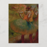 Edgar Degas | Dancers Wearing Green Skirts