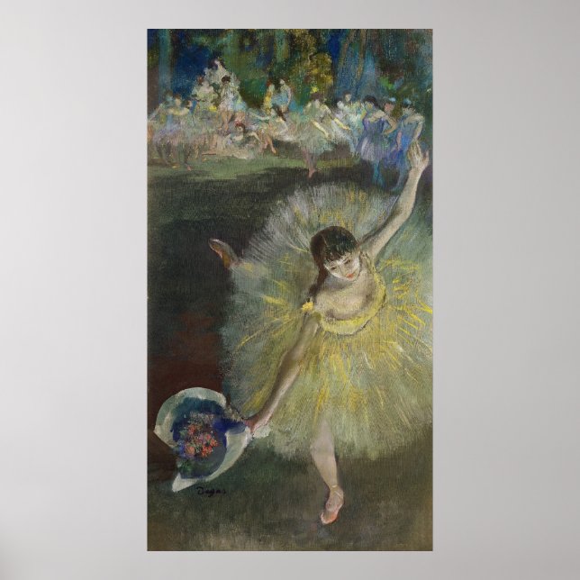 Edgar Degas | End of an Arabesque, 1877 Poster (Front)