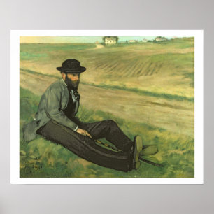 Edgar Degas Eugene Manet Poster