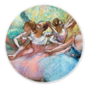Edgar Degas - Four Ballerinas on Stage Ceramic Knob
