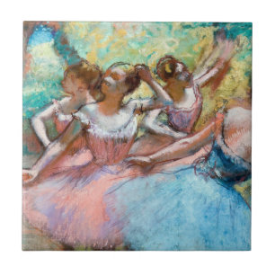 Edgar Degas - Four Ballerinas on Stage Ceramic Tile