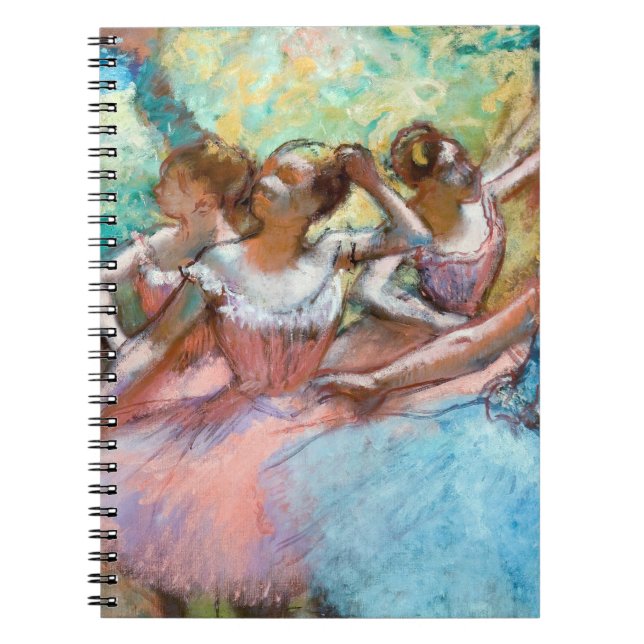 Edgar Degas - Four Ballerinas on Stage Notebook (Front)
