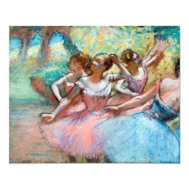 Edgar Degas - Four Ballerinas on Stage Photo Print (Front)