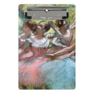 Edgar Degas   Four ballerinas on the stage Mini Clipboard