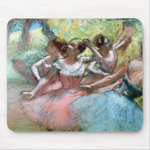 Edgar Degas   Four ballerinas on the stage Mouse Pad