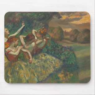 Edgar Degas Four Dancers Impressionist Mouse Pad