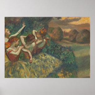 Edgar Degas   Four Seasons in the One Head, c.1590 Poster