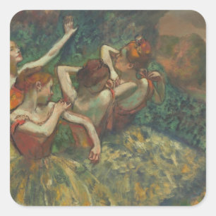 Edgar Degas Four Seasons in the One Head, c.1590 Square Sticker