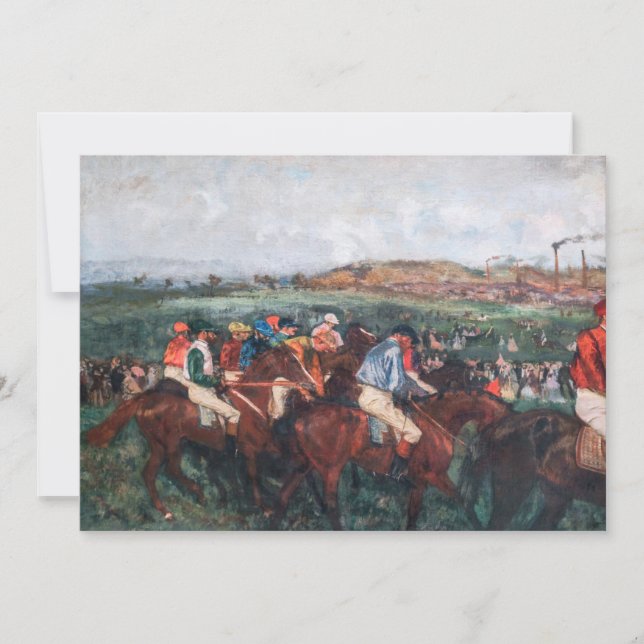 Edgar Degas - Gentlemen Race Invitation (Front)