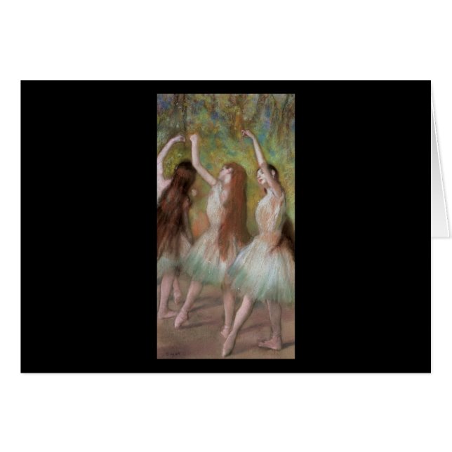 Edgar Degas Green Dancers (Front Horizontal)