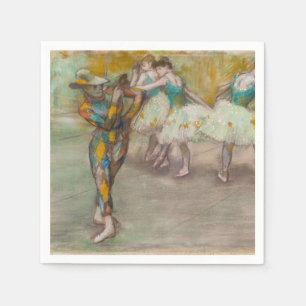 Edgar Degas - Harlequin Dance Napkin