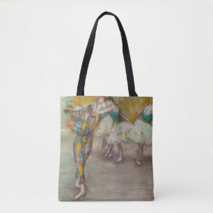 Edgar Degas - Harlequin Dance Tote Bag