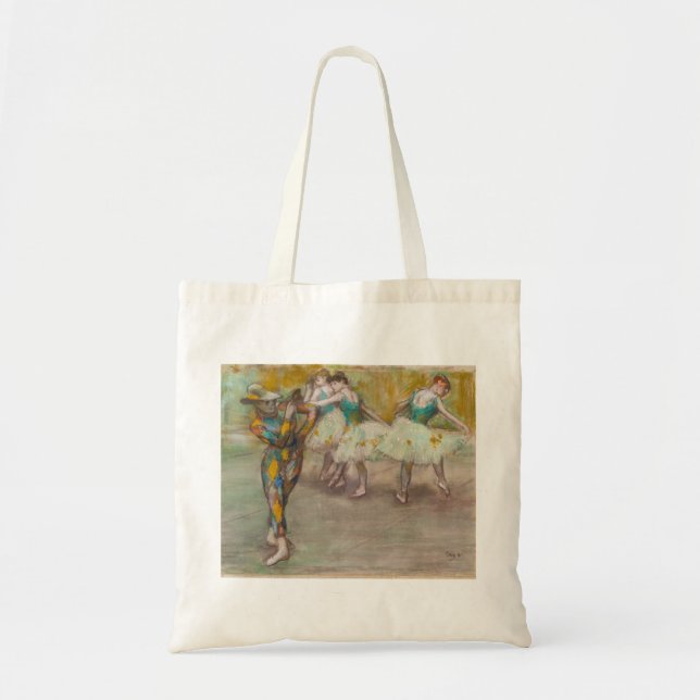 Edgar Degas - Harlequin Dance Tote Bag (Front)
