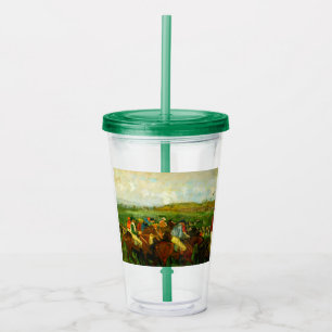 Edgar Degas Horseback Riding Acrylic Tumbler