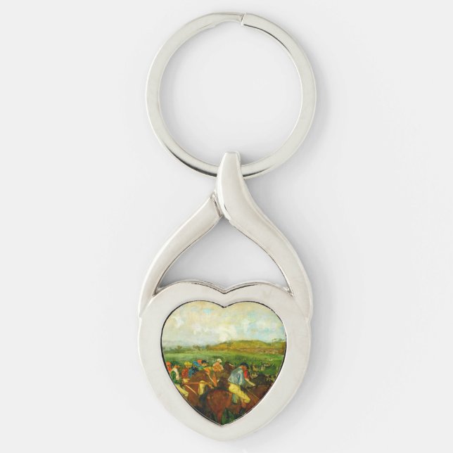 Edgar Degas Horseback Riding Key Ring (Front)