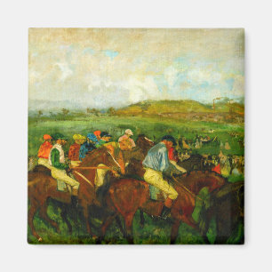 Edgar Degas Horseback Riding Magnet