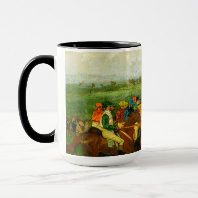 Edgar Degas Horseback Riding Mug (Left)