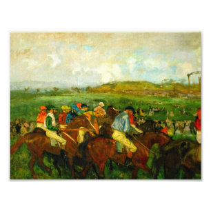 Edgar Degas Horseback Riding Photo Print