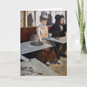 Edgar Degas - In a Cafe / The Absinthe Card