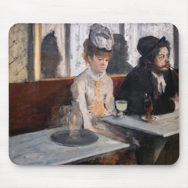 Edgar Degas - In a Cafe / The Absinthe Mouse Pad (Front)