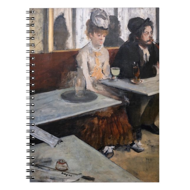 Edgar Degas - In a Cafe / The Absinthe Notebook (Front)