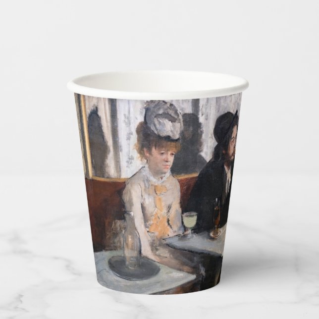 Edgar Degas - In a Cafe / The Absinthe Paper Cups (Front)
