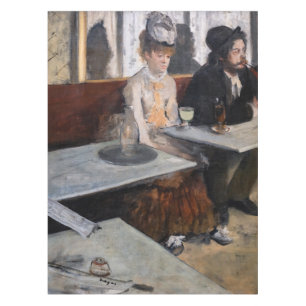 Edgar Degas - In a Cafe / The Absinthe Tablecloth