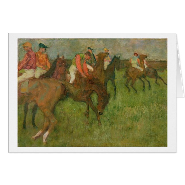 Edgar Degas | Jockeys, 1886-90 (Front Horizontal)