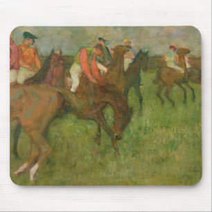 Edgar Degas Jockeys, 1886-90 Mouse Pad