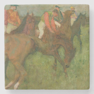 Edgar Degas Jockeys, 1886-90 Stone Coaster