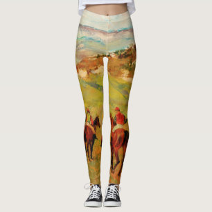 Edgar Degas - Jockeys On Horseback Leggings