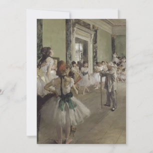 Edgar Degas - La Class de danse Invitation