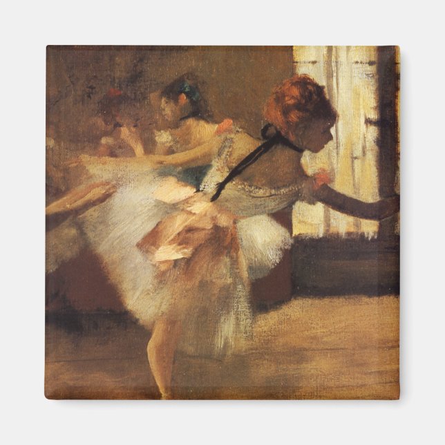 Edgar Degas La Répétition De Danse Magnet (Front)