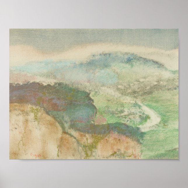 Edgar Degas - Landscape Poster (Front)