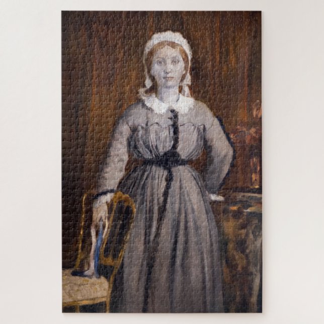 Edgar Degas - Marguerite de Gas Jigsaw Puzzle (Vertical)
